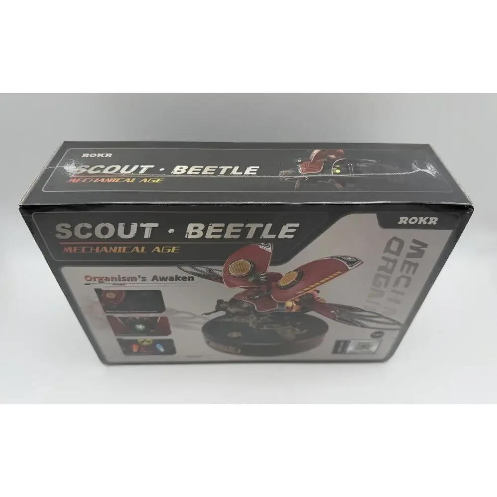 ROKR Scout Beetle Organism’s Awaken Mechanical Age Model Kit Lights & Sounds 14+